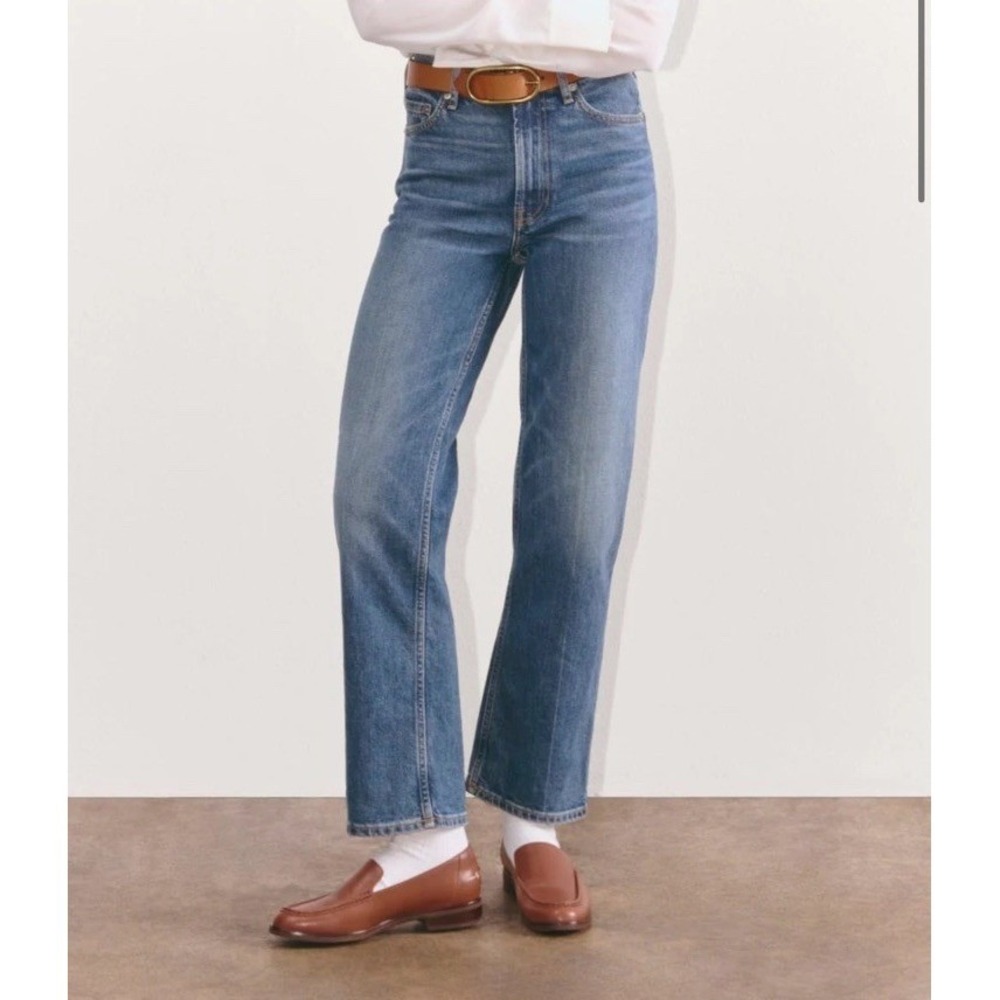 Everlane NWT Cheeky Straight Jean Women Size 25R Relaxed Fit Denim - Picture 1 of 13